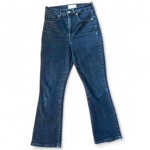 EVERLANE The Authentic Stretch Slim Bootcut Jean Dark Wash Casual Denim Size 26